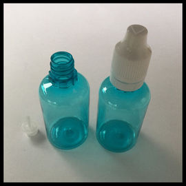 China Acaricie las botellas vacías azules del líquido Ejuice del dropper de las botellas plásticas E de las botellas 30ml proveedor