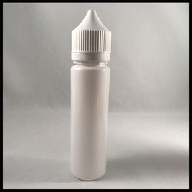 China La botella blanca del animal doméstico del plástico 60ml, las botellas a granel redondas del unicornio etiqueta la impresión proveedor