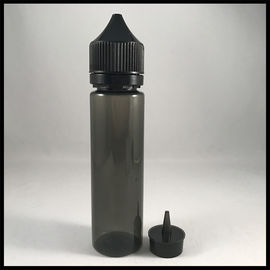China Botella negra 60ml, botella redonda durable del unicornio del gorila del unicornio del animal doméstico con el casquillo proveedor