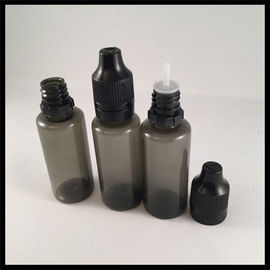 China Botellas claras negras del dropper, botellas plásticas del dropper de ojo del grado médico proveedor