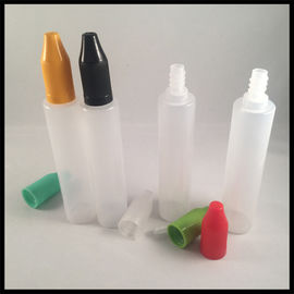 China Botellas plásticas vacías translúcidas del dropper del PE, botellas plásticas del apretón 30ml proveedor
