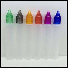 China Artículo colorido de la categoría alimenticia de la botella del unicornio del jugo 30ml con el casquillo del cristal de la torsión proveedor