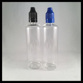 China Botellas plásticas grandes del dropper de la capacidad 100ml, botellas vacías del dropper de ojo del plástico transparente proveedor