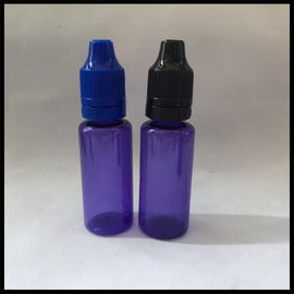 China Las botellas líquidas púrpuras del ANIMAL DOMÉSTICO E, dropper comprensible plástico del ANIMAL DOMÉSTICO embotellan la capacidad 15ml proveedor