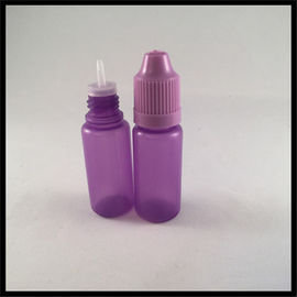 China Casquillo a prueba de niños del LDPE de la extremidad fina larga púrpura recargable líquida del dropper Bottles10ml proveedor