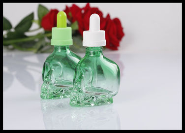 China botella de cristal del dropper de la forma del cráneo 30ml del jugo líquido de cristal de la botella E E proveedor