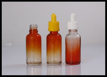 China Botella de cristal del dropper de la pendiente del aceite líquido anaranjado de la botella de cristal 30ml E proveedor