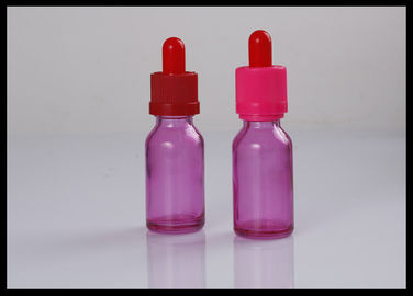China Perfume el rosa líquido de cristal de las botellas de cristal de la botella E del dropper del aceite esencial 30ml proveedor