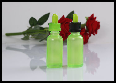 China botella de cristal líquida del dropper del aceite esencial de la botella del cig de 30ml 1oz E verde clara proveedor