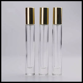 China Las botellas materiales de cristal del espray de perfume, pequeñas vacian forma larga redonda de las botellas del espray proveedor