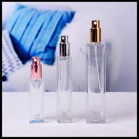 China Las botellas de cristal del espray de perfume, bomba del espray del rectángulo embotellan 30ml 50ml 100ml proveedor