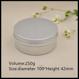China Los envases cosméticos de aluminio del casquillo colorido hacen frente a Gream/al tarro 250g de los frutos secos proveedor