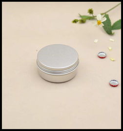 China El algodón cosmético de aluminio de la crema de los envases 50g de la forma redonda puede con la tapa del tornillo proveedor