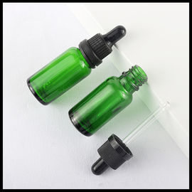 China Aprobación cosmética verde del envase 30ml TUV del dropper de las botellas de cristal del aceite esencial proveedor