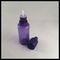 Púrpura botella del dropper del aceite de Ejuice del dropper de 20 ml del ANIMAL DOMÉSTICO plástico de las botellas, de salud y de la seguridad proveedor