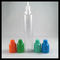 El dropper claro del unicornio de la pluma embotella 30ml, botellas comprensibles plásticas del dropper proveedor