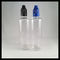 Botellas plásticas grandes del dropper de la capacidad 100ml, botellas vacías del dropper de ojo del plástico transparente proveedor