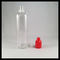 Botellas plásticas grandes del dropper de la capacidad 100ml, botellas vacías del dropper de ojo del plástico transparente proveedor