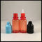 La botella roja del dropper del aceite del humo, dropper plástico 10ml embotella resistencia baja ácida proveedor