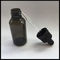 Botellas plásticas vacías negras del dropper, botellas plásticas del dropper de ojo del grado médico proveedor