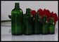 botella líquida cosmética verde de la botella de aceite esencial de la botella de cristal 30ml proveedor