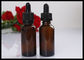 Botellas de cristal ambarinas del cosmético de la botella de aceite esencial de la botella 30ml del dropper proveedor