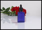 Color mate azul cuadrado plano de las botellas de cristal del aceite esencial para el embalaje del perfume proveedor