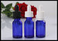Botella de cristal del dropper del aceite esencial del ámbar para la resistencia baja ácida cosmética de Pacakge proveedor