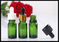 Botellas de cristal verdes del dropper de la mayor nivel 10ml pequeñas para los aceites esenciales proveedor