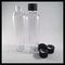 botellas del jugo del top de la torsión 120ml, frascos plásticos transparentes con los tapones de tuerca proveedor