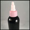 Forma plástica de la pluma de la botella del casquillo de la torsión del ANIMAL DOMÉSTICO negro con los casquillos a prueba de niños salud y seguridad proveedor