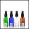botella de cristal del dropper del aceite esencial 30ml con color verde/claro/ambarino/azul proveedor