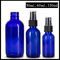 Botella de cristal 30ml 60ml 120ml del espray del color azul para la loción/el perfume cosméticos proveedor