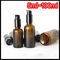 Bomba de cristal del negro de la botella del dropper del aceite esencial del color de Brown para la loción cosmética proveedor