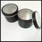 Tapón de tuerca cosmético de aluminio durable de las latas del metal del negro del tarro de la crema de los envases 120g proveedor