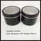 Tapón de tuerca cosmético de aluminio durable de las latas del metal del negro del tarro de la crema de los envases 120g proveedor