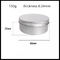 tarro de aluminio de los frutos secos del envase poner crema cosmético 150g con las tapas del tornillo proveedor