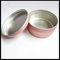 El polvo de aluminio cosmético rosado de la crema de la loción de las latas del metal del tarro 100g puede con la tapa del tornillo proveedor