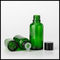 Aprobación inalterable redonda del TUV del tapón de tuerca del verde de botellas de vidrio del aceite esencial de la aceituna proveedor