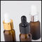 Botellas de cristal ambarinas del dropper 10ml, forma redonda del envase cosmético del perfume proveedor