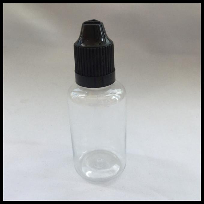 el jugo de 30ml Vape embotella las botellas plásticas a prueba de niños de las botellas del dropper del ANIMAL DOMÉSTICO