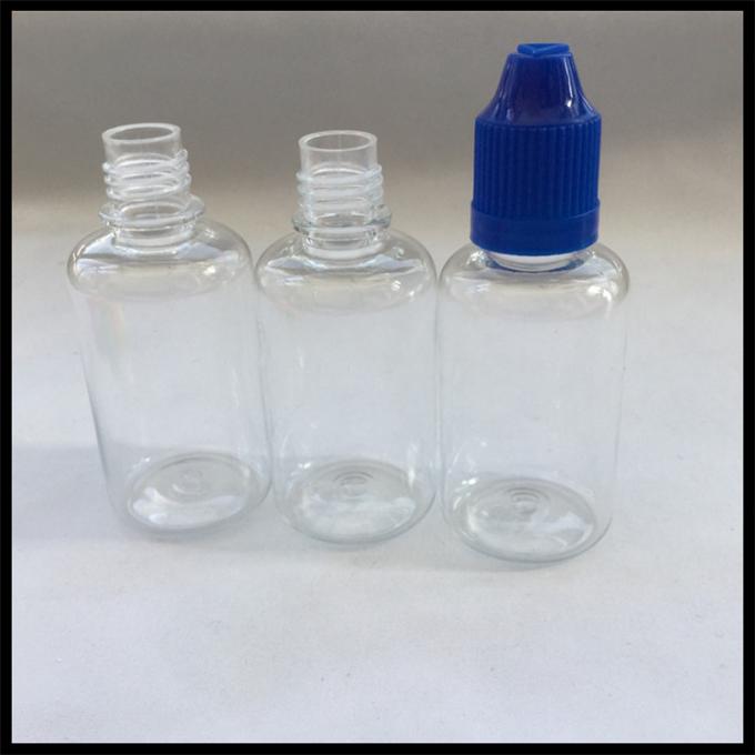 el jugo de 30ml Vape embotella las botellas plásticas a prueba de niños de las botellas del dropper del ANIMAL DOMÉSTICO