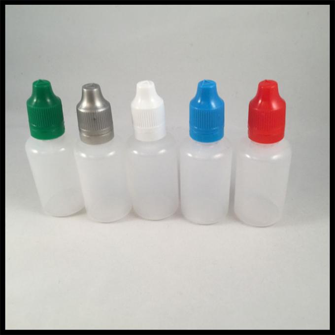 Las botellas líquidas del dropper de ojo de la medicina 30ml, dropper plástico embotellan los casquillos de la prueba del niño
