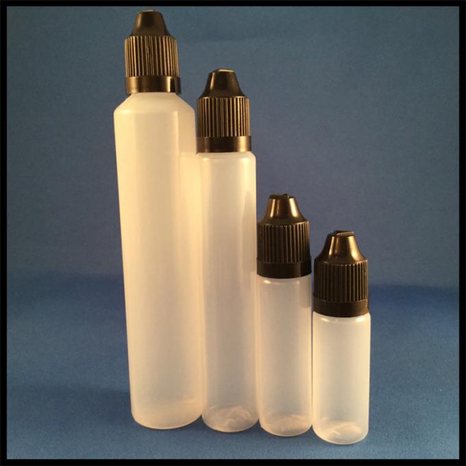 Botellas vacías del dropper de ojo del plástico transparente, 10ml - botella plástica del dropper 120ml