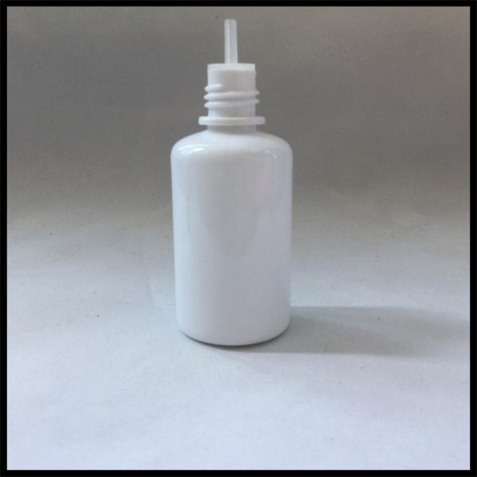 el plástico blanco 30ml embotella las botellas vacías del líquido de las botellas E del dropper del ANIMAL DOMÉSTICO