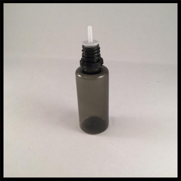 Botellas claras negras del dropper, botellas plásticas del dropper de ojo del grado médico