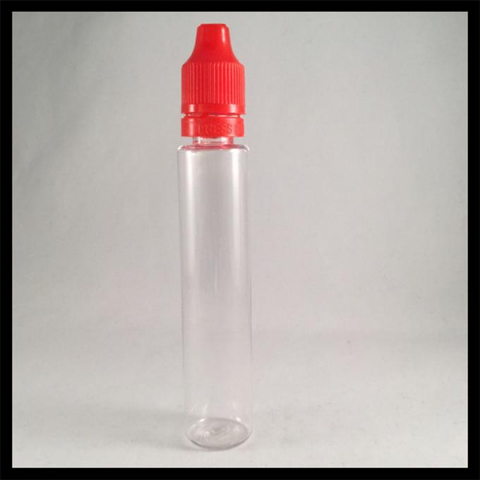 El dropper claro del unicornio de la pluma embotella 30ml, botellas comprensibles plásticas del dropper