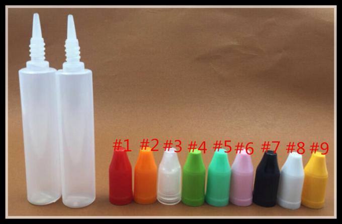 Botellas plásticas vacías translúcidas del dropper del PE, botellas plásticas del apretón 30ml