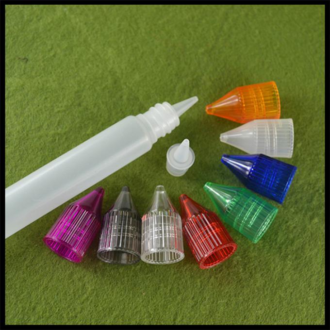 Artículo colorido de la categoría alimenticia de la botella del unicornio del jugo 30ml con el casquillo del cristal de la torsión