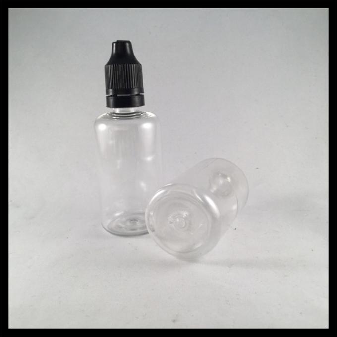 El dropper cosmético del plástico transparente embotella 50ml, botellas plásticas del dropper de ojo del embalaje médico